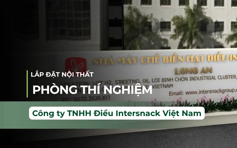 Thi công nội thất phòng thí nghiệm công ty Sơn Kansai Alphanam