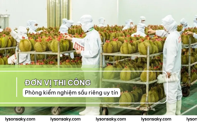 Đơn Vị Thi Công Phòng Lab Kiểm Nghiệm Sầu Riêng Uy Tín