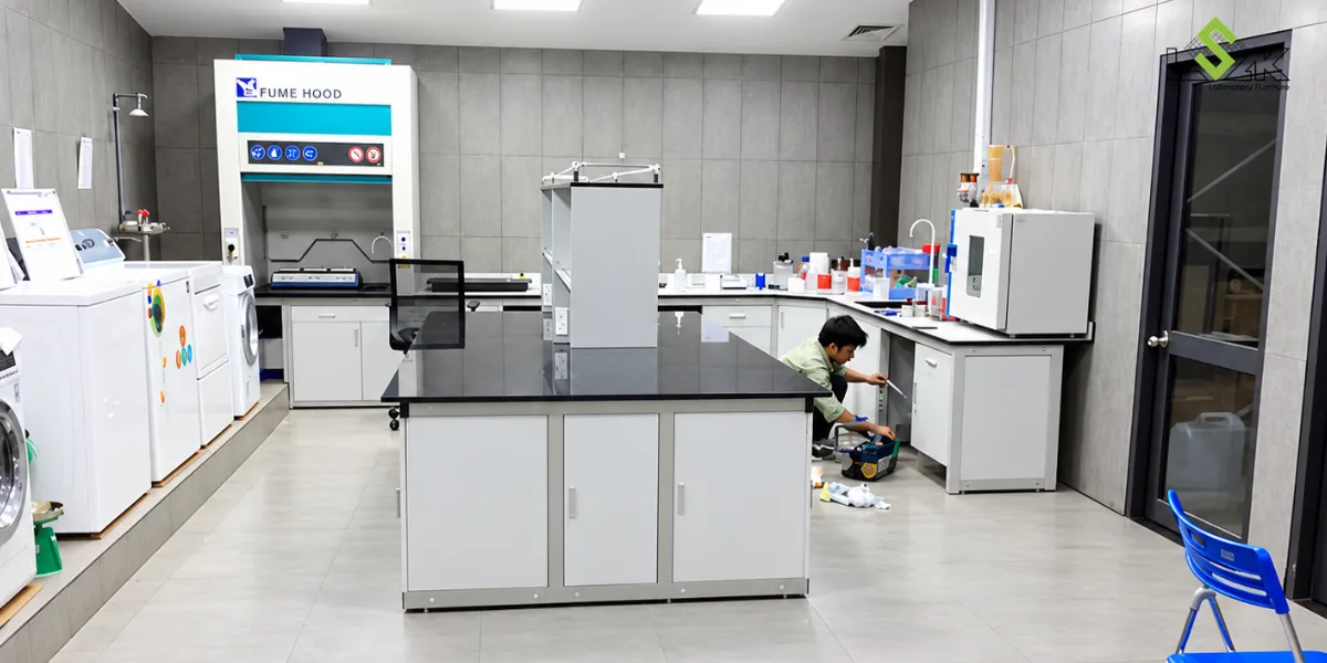 Các hạng mục thi công phòng thí nghiệm công ty cổ phần Quốc Tế Phong Phú
